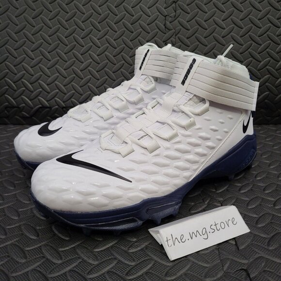 Nike Force Savage Pro 2 Shark White Navy Football Cleats BV5448-102 Mens Sz 12.5 main image 7
